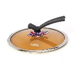 Сотейник Lara LR02-234 серия Orlean 28 см, 4.5 л, мрамор, Bronze, капсульное индукционное дно, крышка, фото2