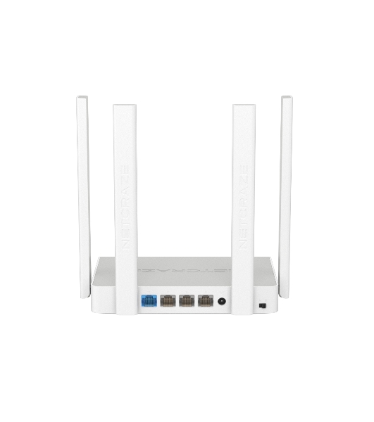 Гигабитный интернет-центр Netcraze Speedster (NC-3013) с Mesh Wi-Fi 5 AC1200, 4-портовым Smart-коммутатором и переключателем режима роутер/ретранслятор