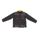 Куртка профессиональная рабочая Denzel 65% полиэстер 35% хлопок, XXL, фото 1