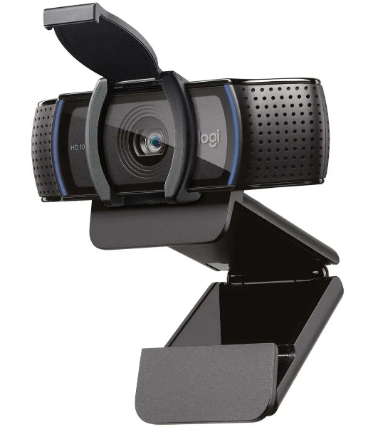 Веб-камера Logitech C920e 1920x1080, 30 кадр/с, USB Type-A, микрофон (2 шт, шумоподавление), автоматическая фокусировка, автоосвещение, шторка приватности, универсальное крепление