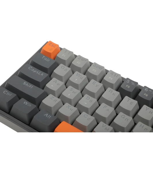 Клавиатура Redragon Fizz проводная, USB Type-A, серый