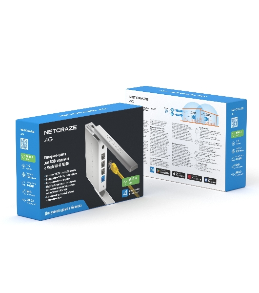 Интернет-центр для USB-модемов LTE/4G/3G с Mesh Wi-Fi N300 и 4-портовым Smart-коммутатором