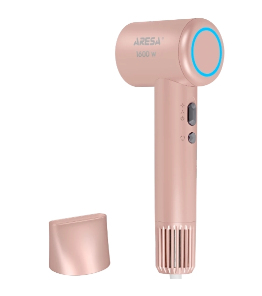 Фен ARESA AR-3234 розовый, 1600 Вт, ионизация