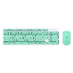 Комплект клавиатура+мышь Smartbuy (SBC-250288AG-WG) ONE 250288AG бело-зеленый, фото 1