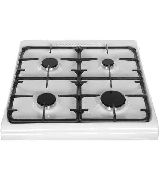 Плита газовая Gefest CG 50М02 К73 белый, конфорок 4 шт, духовка 42 л, 50 см x 85 см x 53 см