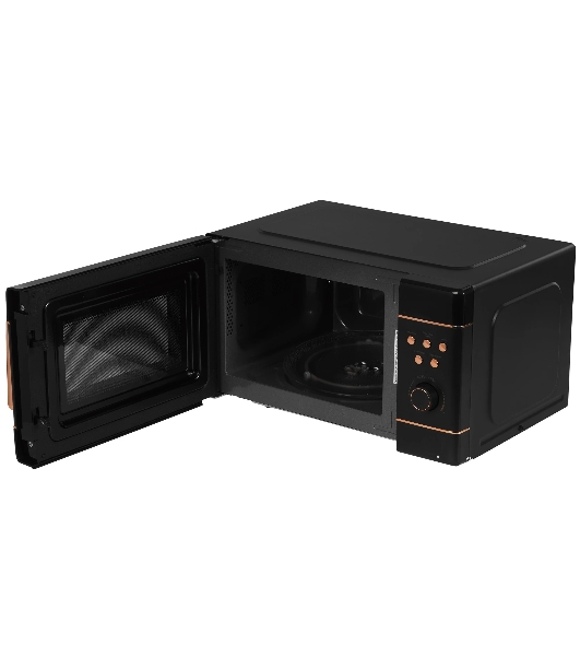 Микроволновая печь JVC JK-MW270D черный, 20 л, 700 Вт, переключатели - кнопки, поворотный механизм