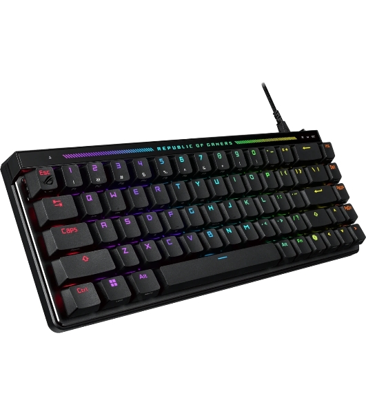 Клавиатура ASUS ROG Falchion Ace HFX проводная, USB Type-C, чёрный