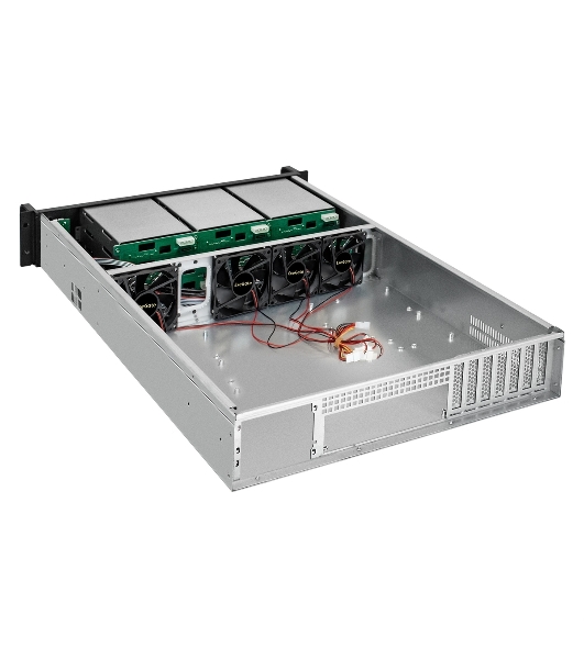 Серверный корпус ExeGate Pro EX285225RUS 2U650-HS09 (RM 19', высота 2U, глубина 650, БП 2U-800ADS, 9xHotSwap, 2*USB)