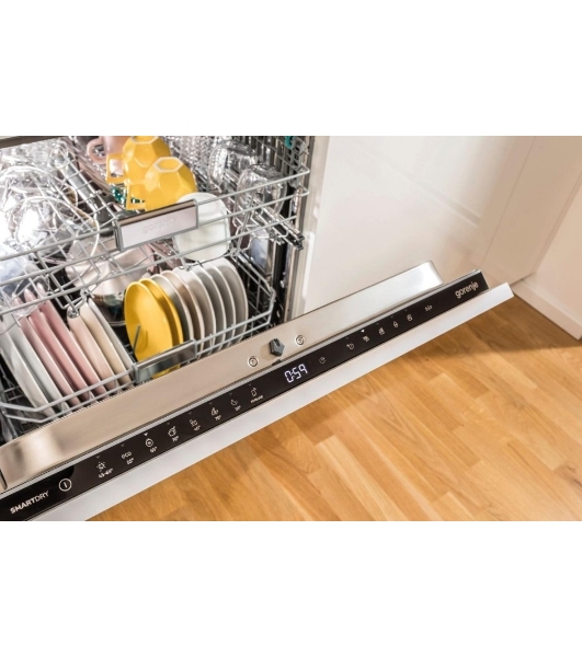 Встраиваемая посудомоечная машина Gorenje GV643D90, черный, 60 см, 16 компл., 45 дБ, класс A+++