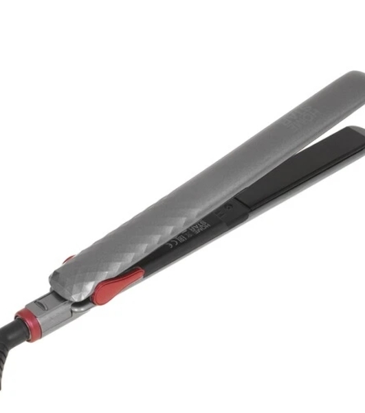 Выпрямитель для волос Homestar HS-8015 серебристый/красный, 25 мм, 200 °C, 1 режим