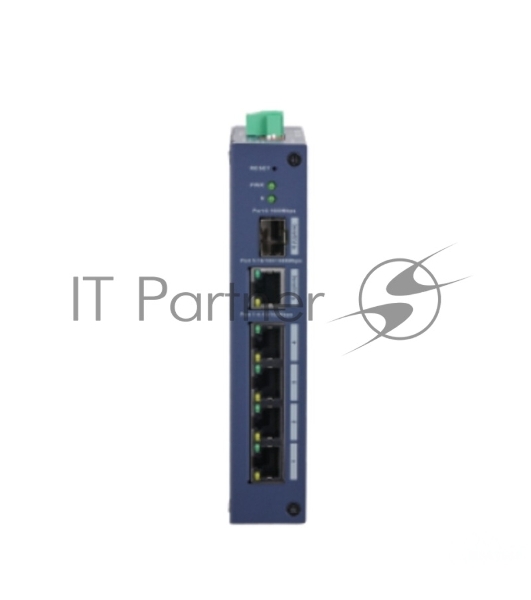Коммутатор DAHUA DH-CHS4106-4ET, 4×100 Мбит/с + 1×1 Гбит/с + 1×1 Гбит/с SFP, управляемый