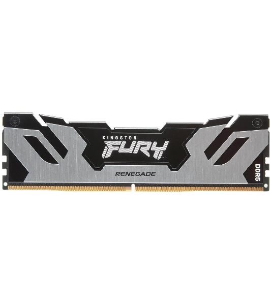 Оперативная память Kingston Fury Renegade, DDR5, 96Gb (2x48GB), 6000MHz, CL32, DIMM, с радиаторами, серебристый/черный
