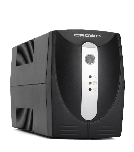 Источник бесперебойного питания Crown CMU-650X/650 ВА/360 Вт/CEE 7 (евророзетка), IEC 320 C13 (компьютерный)
