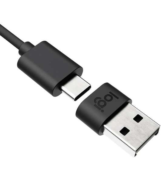 Гарнитура Logitech Zone Wired UC графит, проводная, USB-C, сертификация Microsoft Teams