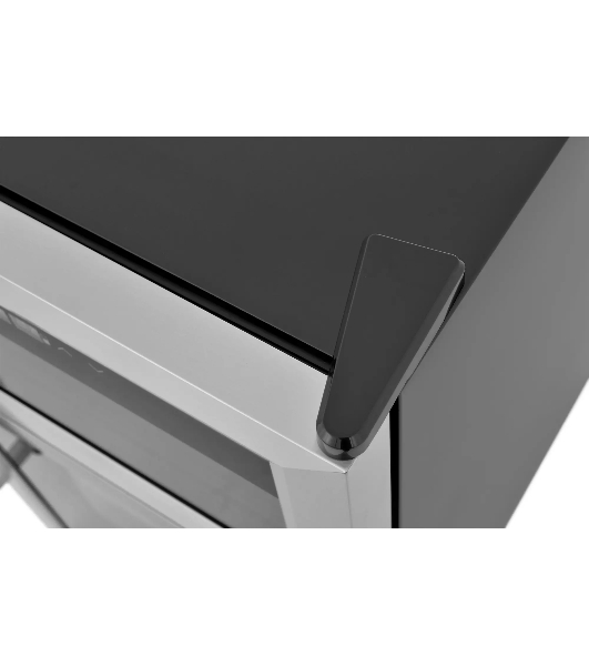 Винный шкаф-хьюмидор ZÜGEL ZTH80DX черный, 70 л, 2 отсека, 8 бут.