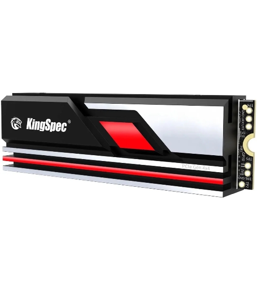Накопитель SSD KingSpec XG7000 XG7000-1Tb PRO, 1Tb, PCIe 4.0 x4, M.2 2280, NVMe, R/W 7400/6600, с радиатором