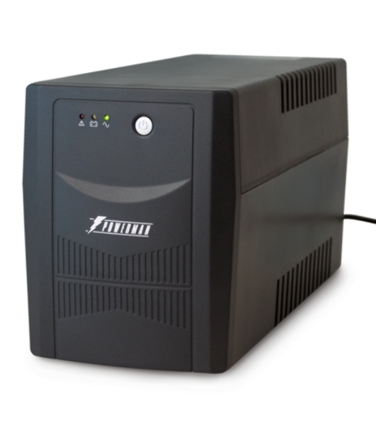 Источник бесперебойного питания Powerman UPS Back Pro 1500 black (линейно-интерактивный, 1500VA, 900W, 4xEURO) (6117061)