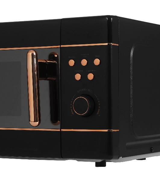 Микроволновая печь JVC JK-MW270D черный, 20 л, 700 Вт, переключатели - кнопки, поворотный механизм