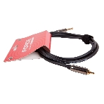 Кабель аудио FORCE FLC-09/21/4' TS Jack - RCA, высококачественный моно, используется для подключения студийных мониторов к аудио интерфейсам, диаметр 6 мм, металлические корпуса, позолоченные разъемы, длина 2 м, фото2