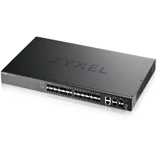 Коммутатор Zyxel XGS2220-30F L3 Access switch, rack 19', 24xSFP, 2xRJ-45: 1/2.5/5/10G, 4xSFP+, standalone/cloud management