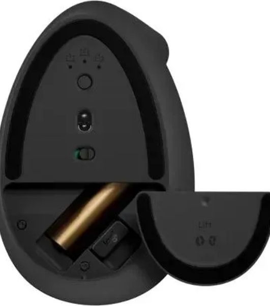 Мышь беспроводная Logitech Lift графитовый, 4000 dpi, радиоканал, Bluetooth, USB, кнопки - 6