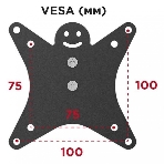 Кронштейн настольный для мониторов HOLDER MDS-M101 черный, фото2
