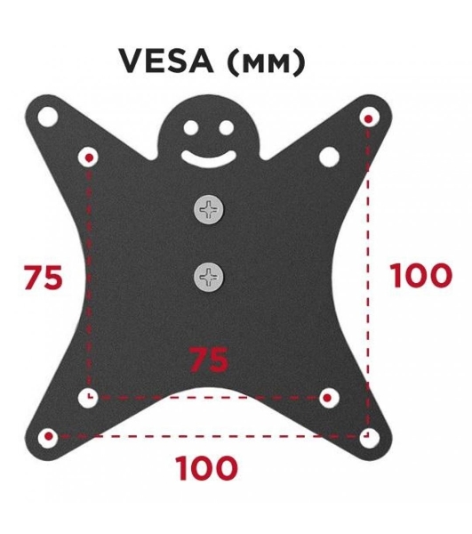 Кронштейн настольный для мониторов HOLDER MDS-M101 черный