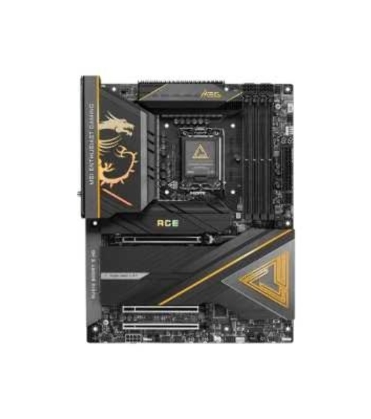 Материнская плата MSI MEG Z890 ACE, LGA 1851, Intel Z890, 4xDDR5, 4xSATA, 5xM.2, 1xPCIe 5.0 x16, 1xPCIe 5.0 x8, 1xPCIe 4.0 x4, 1xHDMI, 1x 10Gb LAN, 11xUSB-A 3.2 Gen 2, 2xUSB-C 3.2 Gen 2, 2xThunderbolt 4, 2x3.5 мм, 7.1, ATX