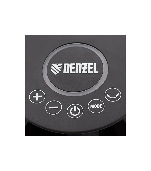 Тепловентилятор керамический Denzel DTFC-2000, 1000/2000 Вт, 20 м2, пульт, 3 режима, термостат