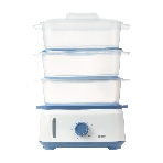 Пароварка Centek CT-1462 белый, 9 л, ярусы - 3, 1050 Вт, механическое, фото 1