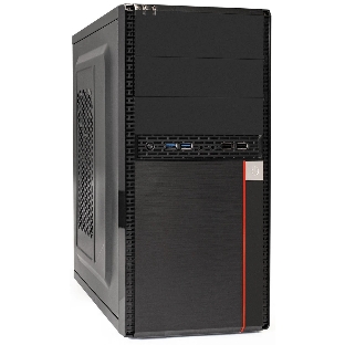 Компьютерный корпус Minitower ExeGate MA-371X-UNS450 (mATX, БП UNS450 с вент. 12см, 2*USB+2*USB 3.0, аудио, черный)