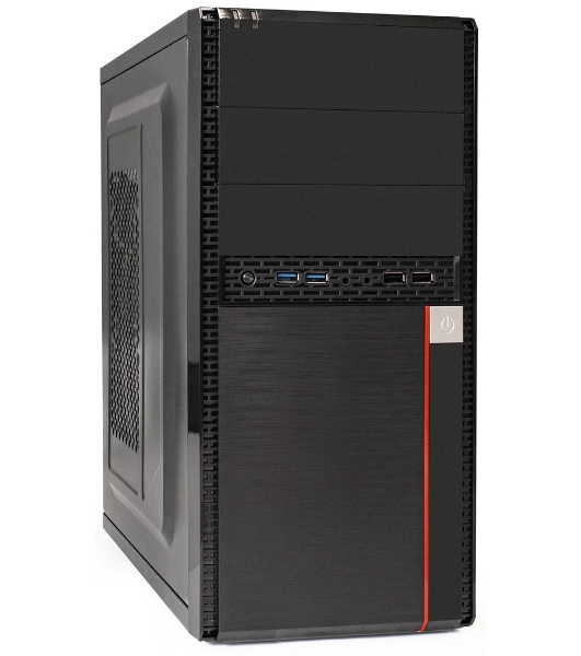 Компьютерный корпус Minitower ExeGate MA-371X-UNS450 (mATX, БП UNS450 с вент. 12см, 2*USB+2*USB 3.0, аудио, черный)