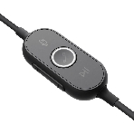 Гарнитура Logitech Zone Wired UC графит, проводная, USB-C, сертификация Microsoft Teams, фото3