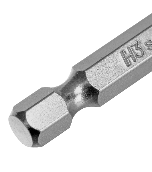 Бита Gross HEX 3х50 мм, сталь S2, шестигр., 10 шт.
