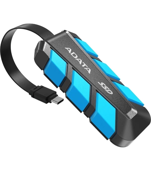 Внешний SSD ADATA SC740, 1TB, USB 3.2 Gen 2 Type-C, R/W 1050/1000, синий