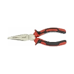 Длинногубцы Matrix NICKEL 17164 160 мм, прямые никелированные, двухкомпонентные рукоятки, фото 1