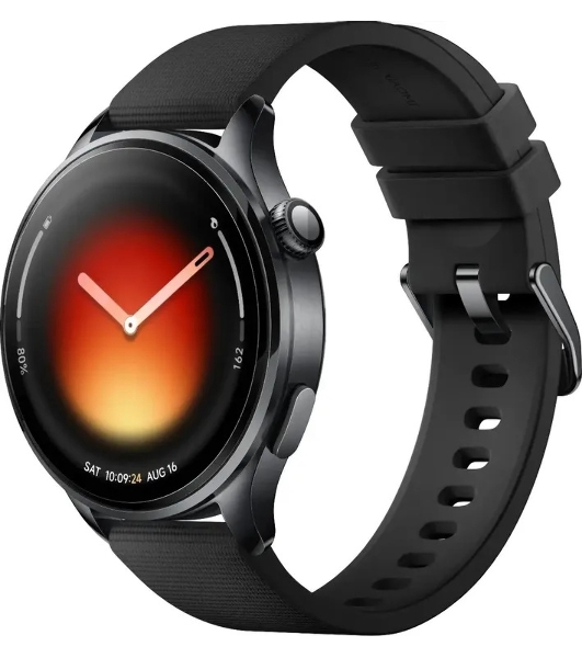 Умные часы Xiaomi Xiaomi Watch 5, 1.54' AMOLED, 5G, USB Type-C, защищённый корпус, черный