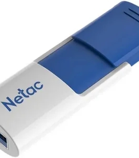 Флешка USB Netac U182 (NT03U182N-016G-32BL), 16GB, USB 3.2, R/W 100/30, синий