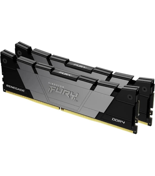 Оперативная память Kingston Fury Renegade, DDR4, 16GB (2x8GB), 4266MHz, CL19, DIMM, с радиатором, черный