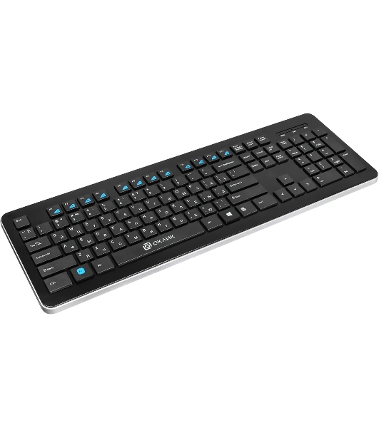 Клавиатура Oklick 870S беспроводная, радиоканал, чёрный