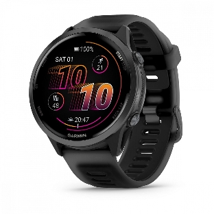 Умные часы Garmin Forerunner 570, 1.4' AMOLED, Wi-Fi, Bluetooth, NFC, 50м, черный / темно-серый