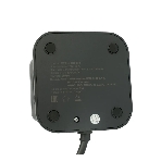 Сетевой фильтр Cablexpert Tower TWR-4-CU2-B-2, 4 р, 10А, 1xType-C PD, 20Вт, 2хUSB, 2 м, ур.защиты 2+, черный, коробка, фото3