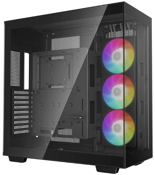 Компьютерный корпус Deepcool CH780 черный (ATX, без БП, ARGb, 4xUSB3.2 Type-A + USB3.2 Type-C) (R-CH780-BKADE41-G-1) MidiTower
