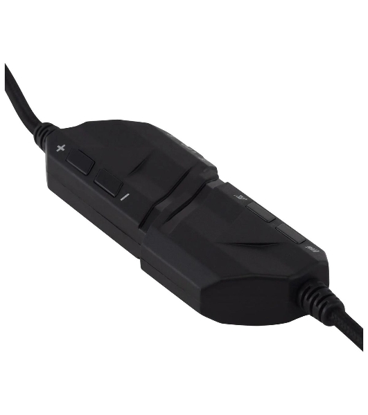 Гарнитура Acer AHW120 чёрный, проводная, USB, подсветка