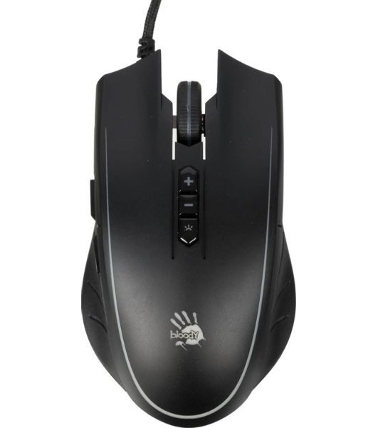 Мышь проводная A4Tech Bloody Q81 черный, 3200 dpi, USB, кнопки - 8