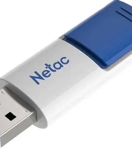 Флешка USB Netac U182 (NT03U182N-016G-32BL), 16GB, USB 3.2, R/W 100/30, синий