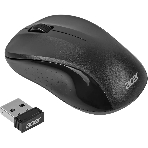 Мышь беспроводная Acer OMR302 черный, 1200 dpi, радиоканал, USB, кнопки - 3, фото 1
