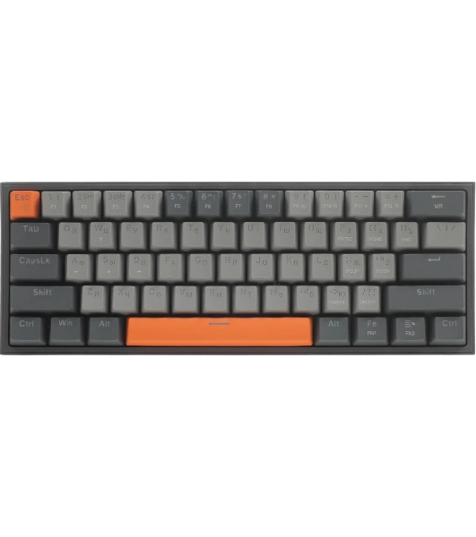 Клавиатура Redragon Fizz проводная, USB Type-A, серый