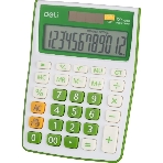 Калькулятор настольный Deli E1238/GRN зеленый 12-разр., фото2