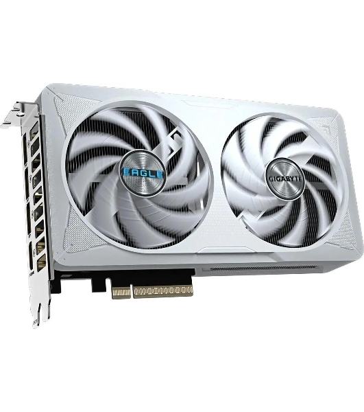 Видеокарта Gigabyte GV-N5060EAGLEOC ICE-8GD, NVIDIA GeForce RTX 5060, 8 ГБ GDDR7, 128 бит, PCI-e 5.0, 1xHDMI, 3xDP